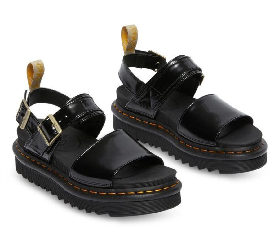 Dr.martens Norge Vegan Voss Strap Sandal Black