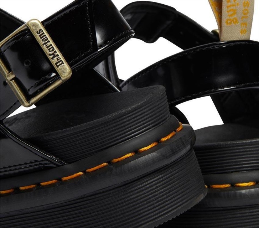 Dr.martens Norge Vegan Voss Strap Sandal Black