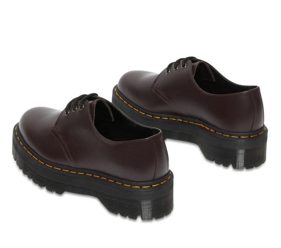 1461 Quad Polert Glatt Dr.martens Norge Old Oxblood