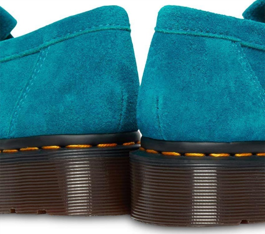 Adrian Snaffle Loafer Dr.martens Norge Turkis Desert Oasis Semsket Skinn