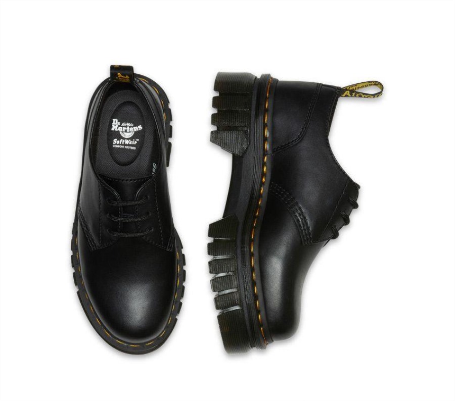 Audrick Sko Dr.martens Norge Svart Nappa Lux