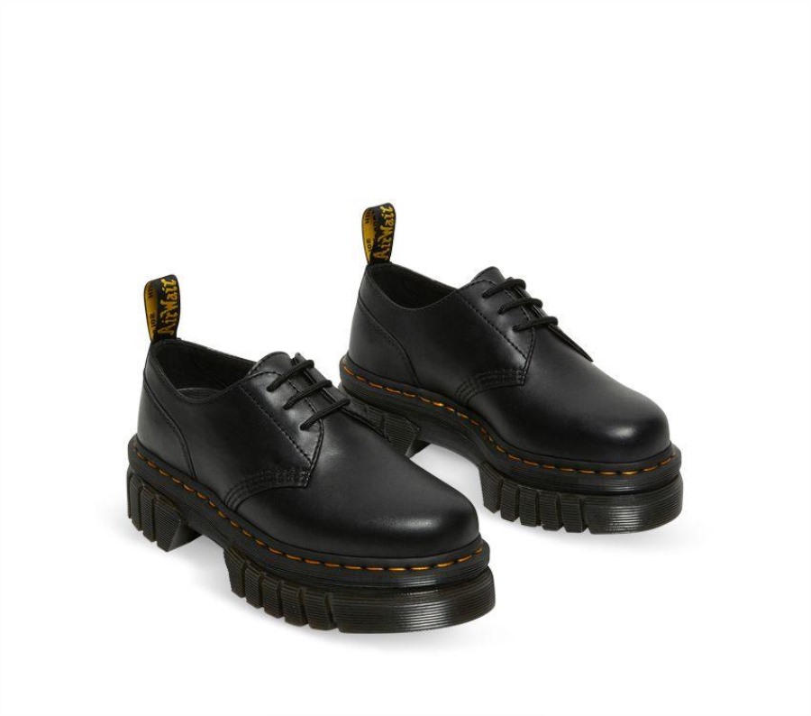Audrick Sko Dr.martens Norge Svart Nappa Lux