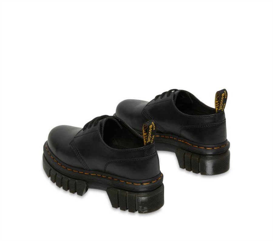 Audrick Sko Dr.martens Norge Svart Nappa Lux