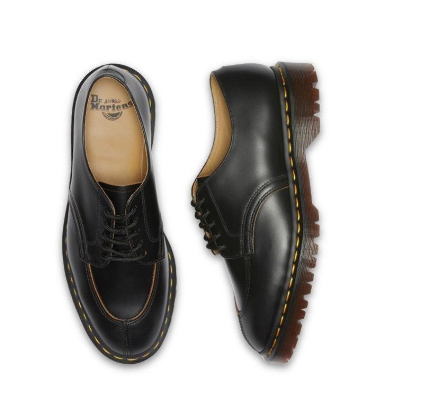 Sort Dr.martens Norge 2046 Arkiv årgang Glatt