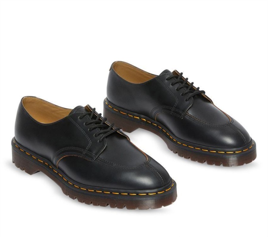Sort Dr.martens Norge 2046 Arkiv årgang Glatt