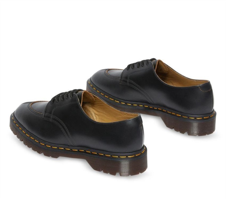Sort Dr.martens Norge 2046 Arkiv årgang Glatt