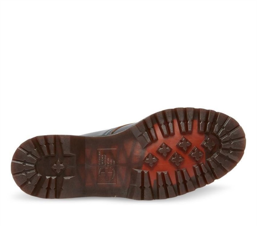 Sort Dr.martens Norge 2046 Arkiv årgang Glatt