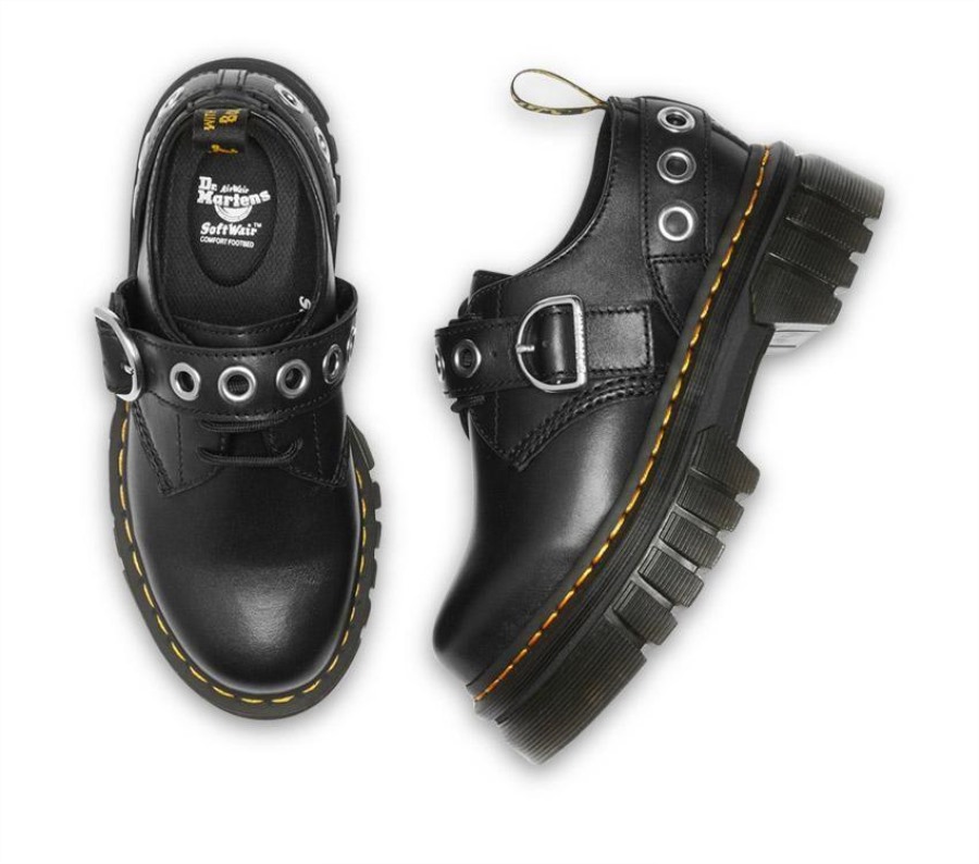Svart Dr.martens Norge Audrick Maskinvareplattform