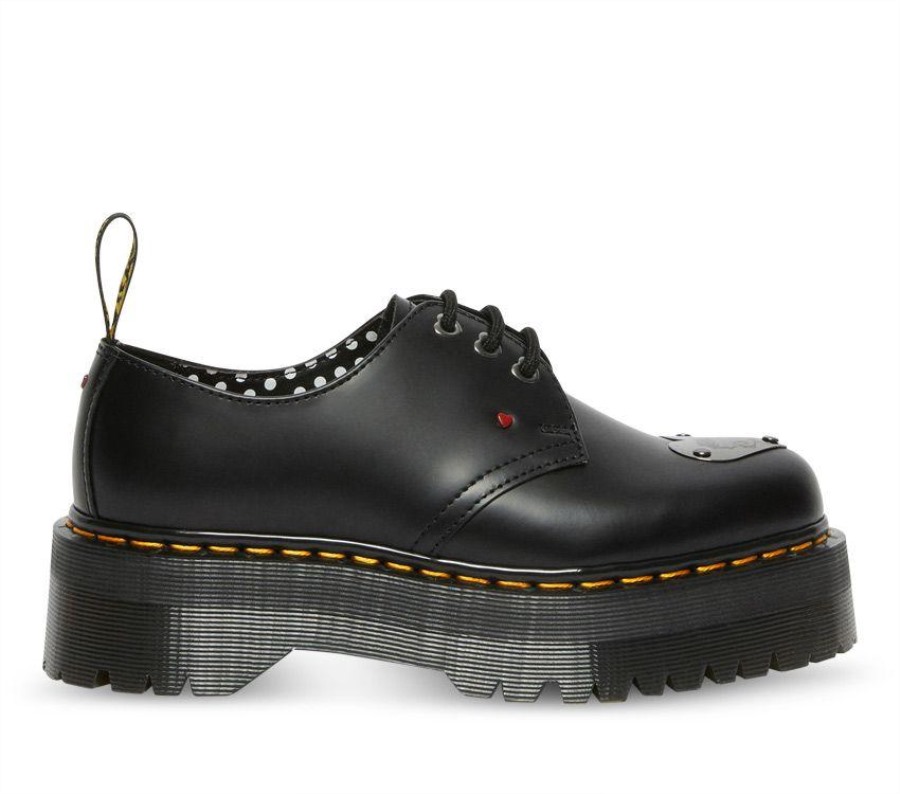 Svart Dr.martens Norge Betty Boop 1461 Quad