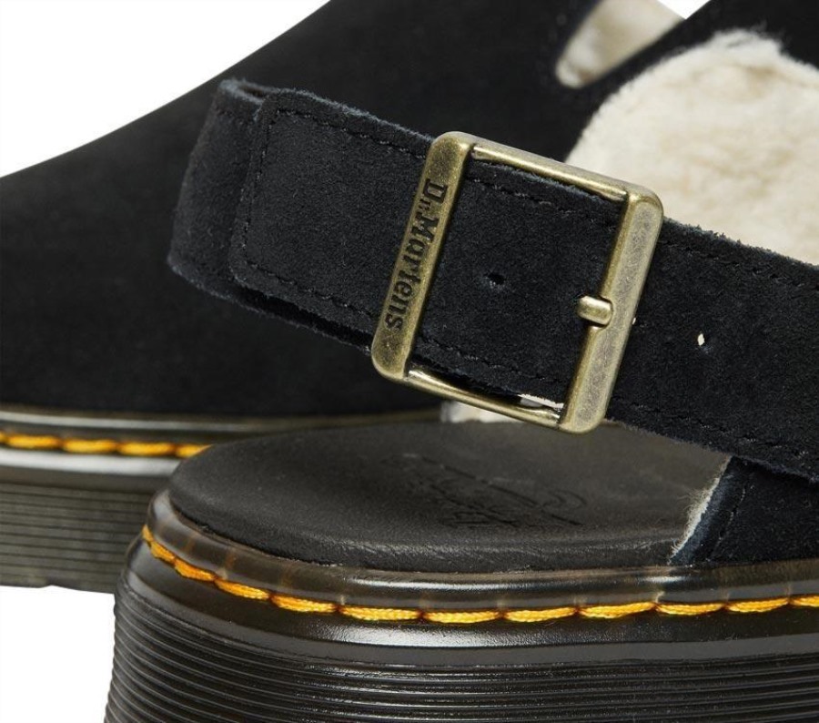 Svart Dr.martens Norge Carlson Semsket Muldyr