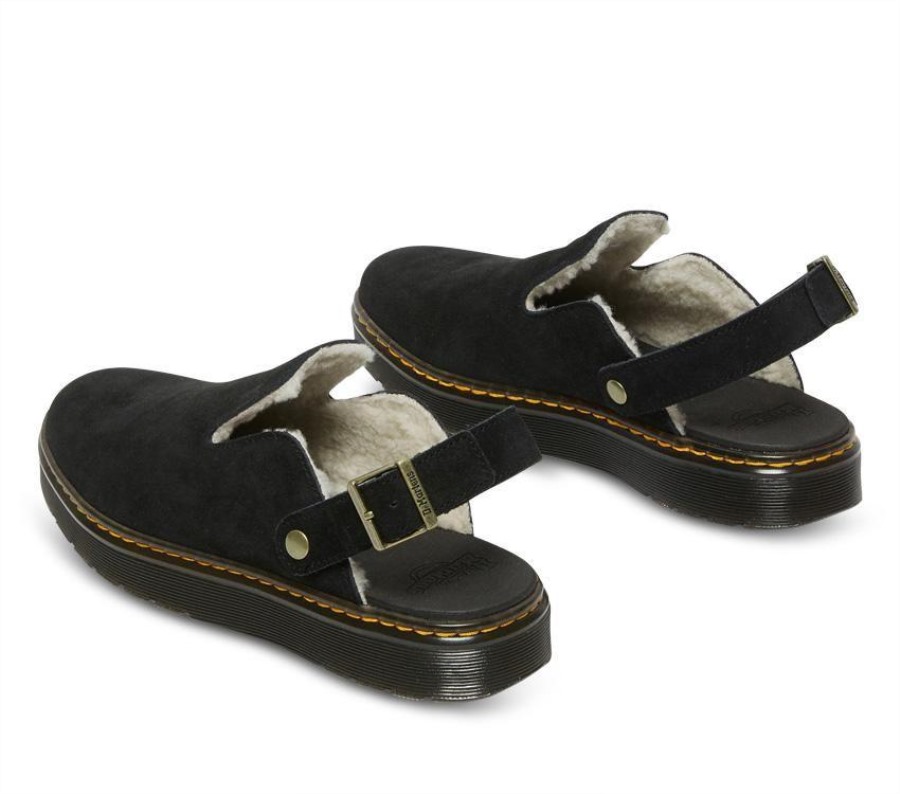 Svart Dr.martens Norge Carlson Semsket Muldyr