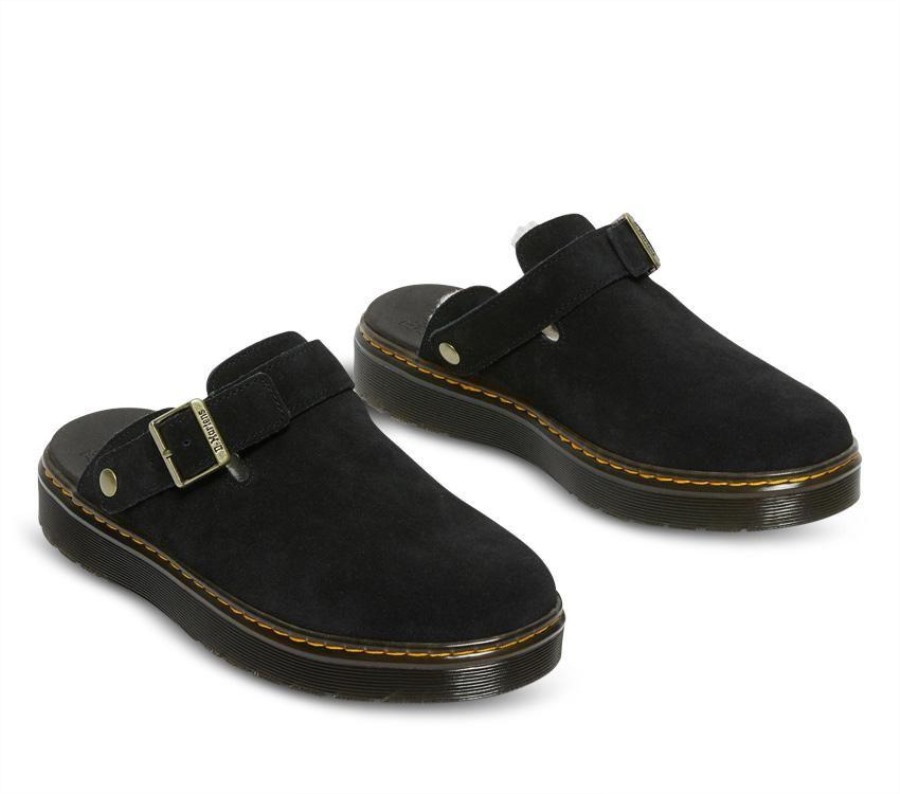 Svart Dr.martens Norge Carlson Semsket Muldyr