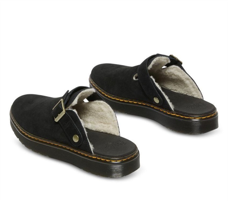 Svart Dr.martens Norge Carlson Semsket Muldyr