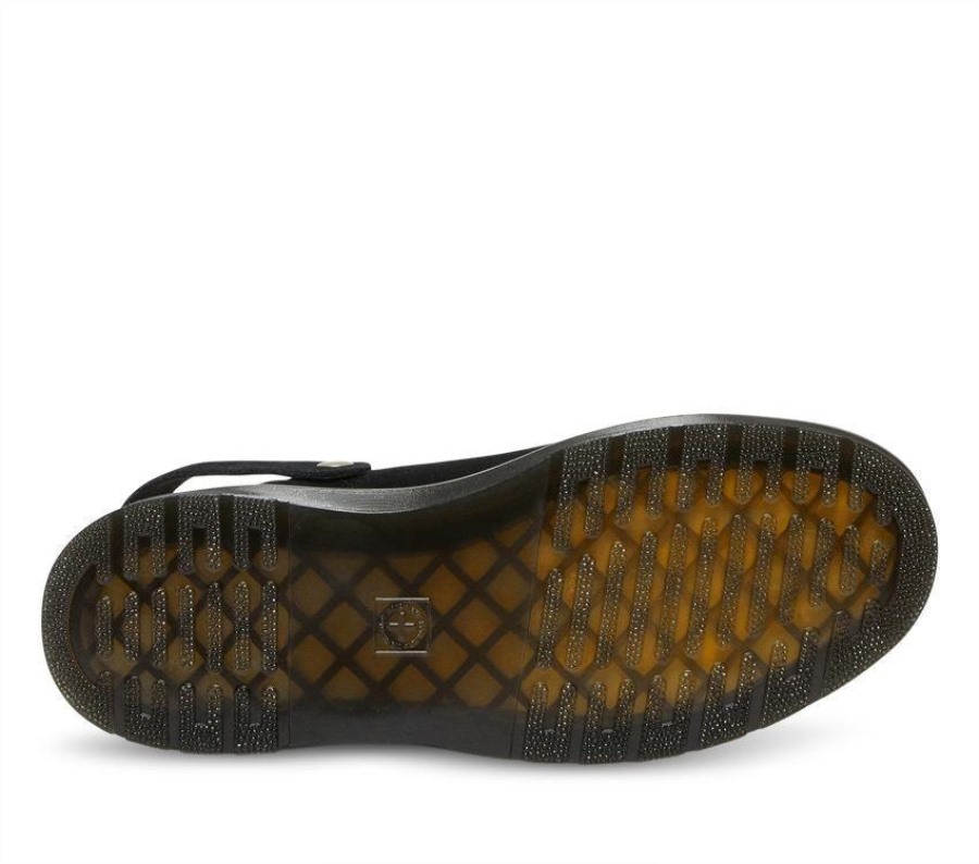 Svart Dr.martens Norge Carlson Semsket Muldyr