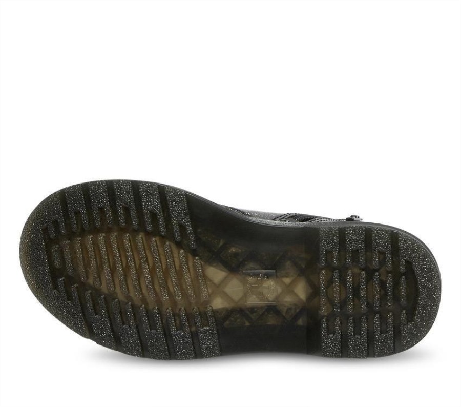 Sort Dr.martens Norge Junior 1460 Glitter Patent