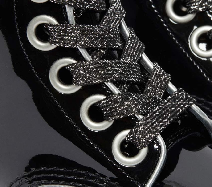 Sorte Dr. Martens Norge Molly Patentlamper