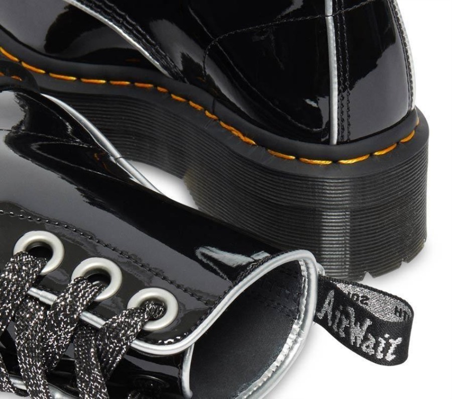Sorte Dr. Martens Norge Molly Patentlamper