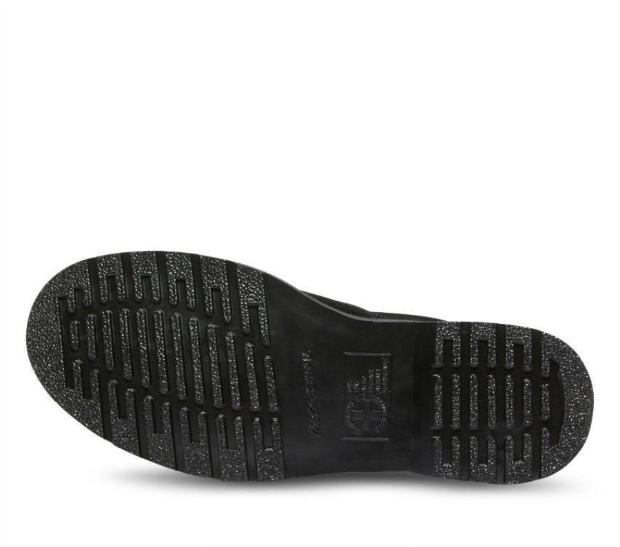 Sort E.h Semsket Skinn Dr.martens Norge 101 Mono E.h Semsket Skinn