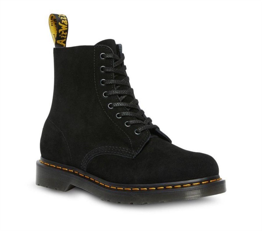 Svart E.h Semsket Skinn Dr.martens Norge 1460 Pascal Eh Semsket Sko