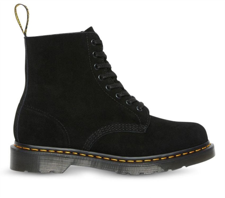 Svart E.h Semsket Skinn Dr.martens Norge 1460 Pascal Eh Semsket Sko