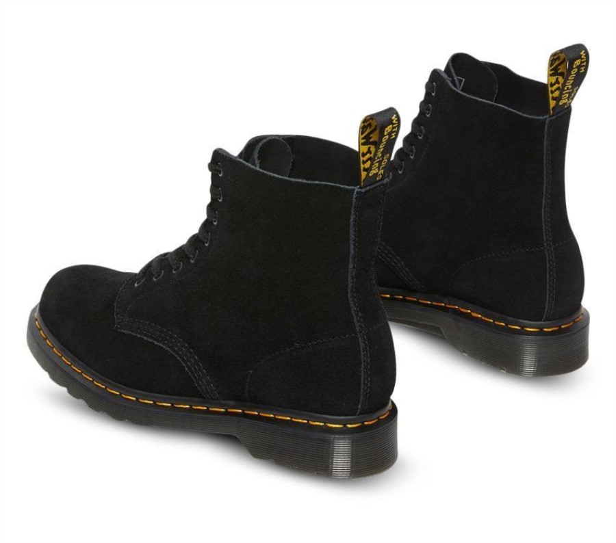 Svart E.h Semsket Skinn Dr.martens Norge 1460 Pascal Eh Semsket Sko