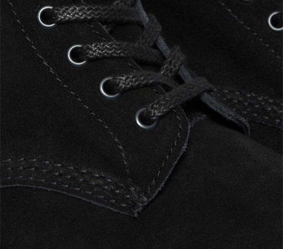 Svart E.h Semsket Skinn Dr.martens Norge 1460 Pascal Eh Semsket Sko