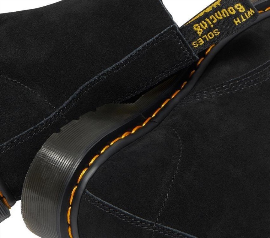 Svart E.h Semsket Skinn Dr.martens Norge 1460 Pascal Eh Semsket Sko