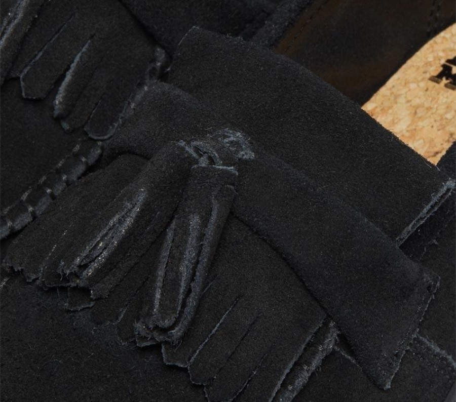 Svart E.h Semsket Dr.martens Norge Adrian Dusk Loafer E.h Semsket Skinn