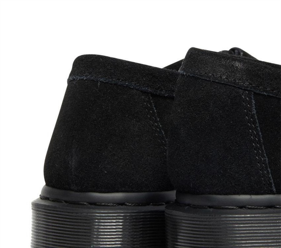 Svart E.h Semsket Dr.martens Norge Adrian Dusk Loafer E.h Semsket Skinn