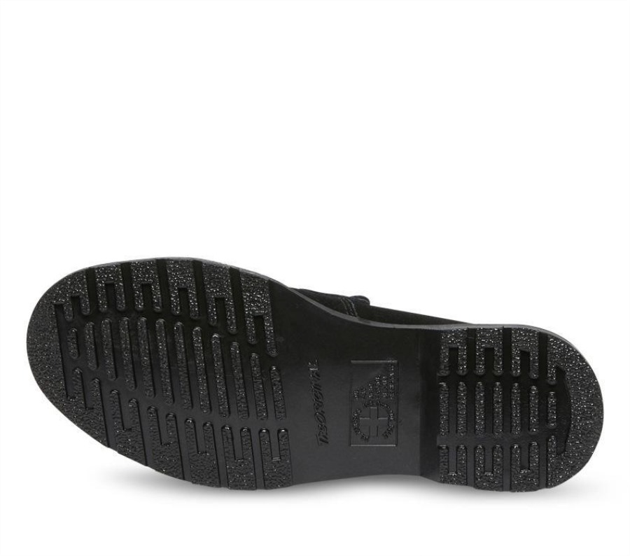 Svart E.h Semsket Dr.martens Norge Adrian Dusk Loafer E.h Semsket Skinn