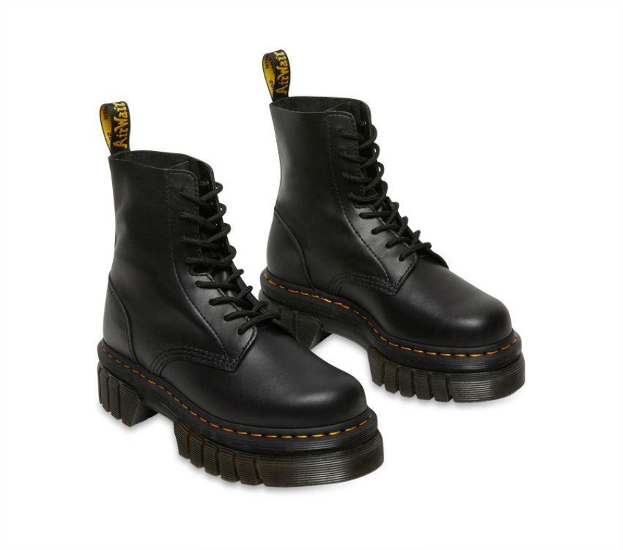 Svart Nappa Lux Dr.martens Norge Audrick Støvel