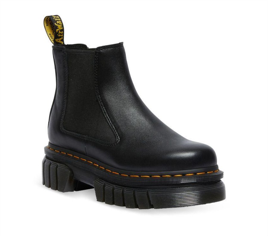 Svart Nappa Lux Dr.martens Norge Audrick Chelsea Boot