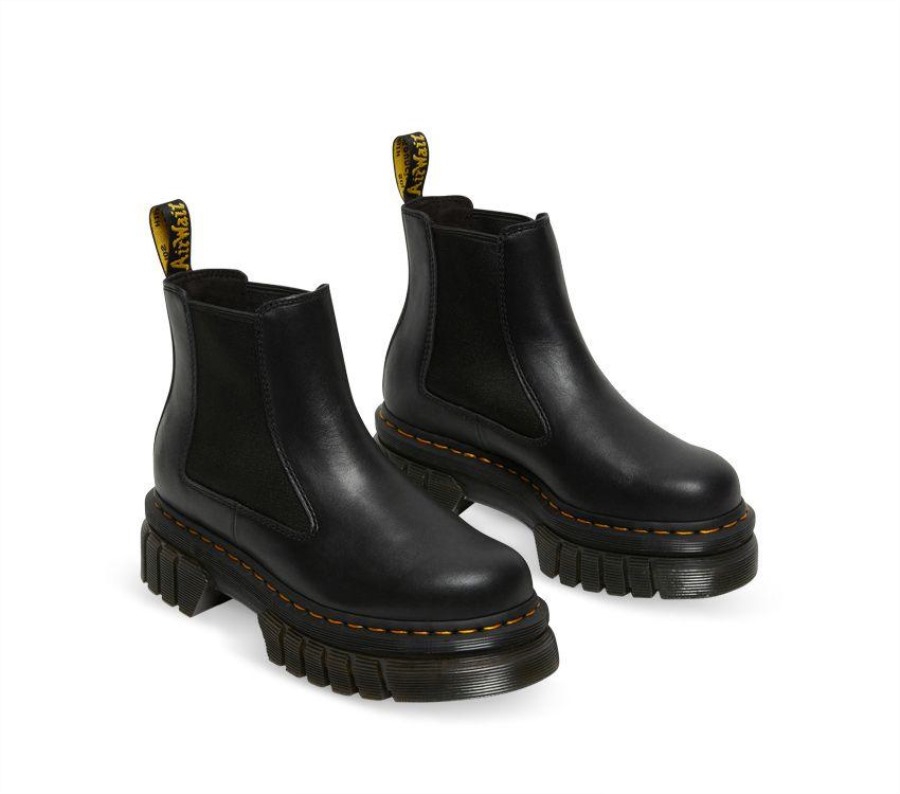 Svart Nappa Lux Dr.martens Norge Audrick Chelsea Boot