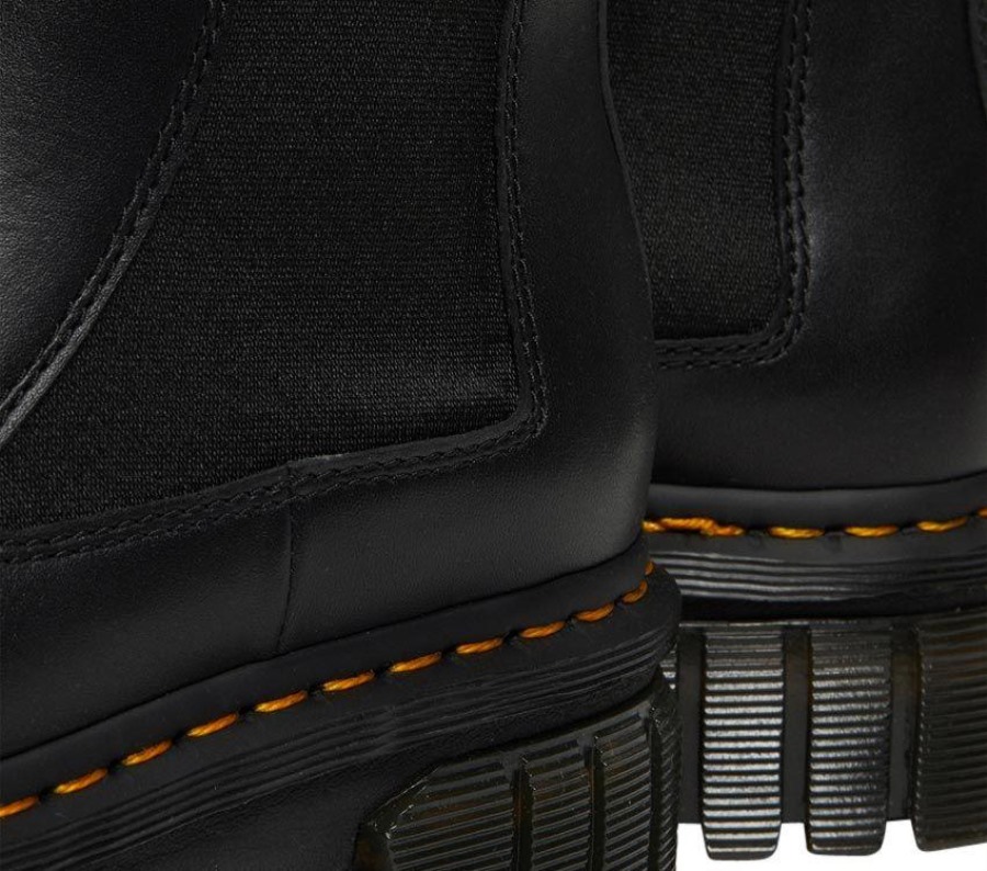 Svart Nappa Lux Dr.martens Norge Audrick Chelsea Boot