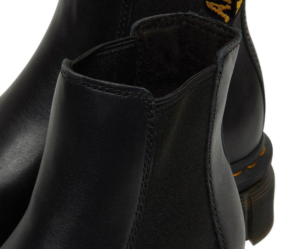 Svart Nappa Lux Dr.martens Norge Audrick Chelsea Boot