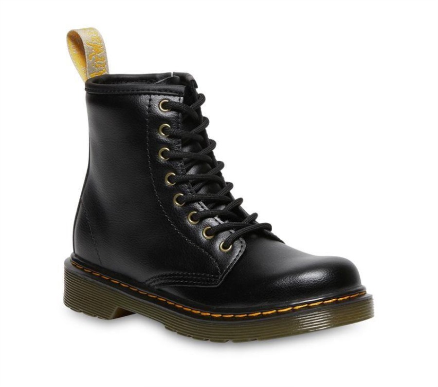 Svart Newbury Tumble Dr.martens Norge Juniors 1460 Vegan