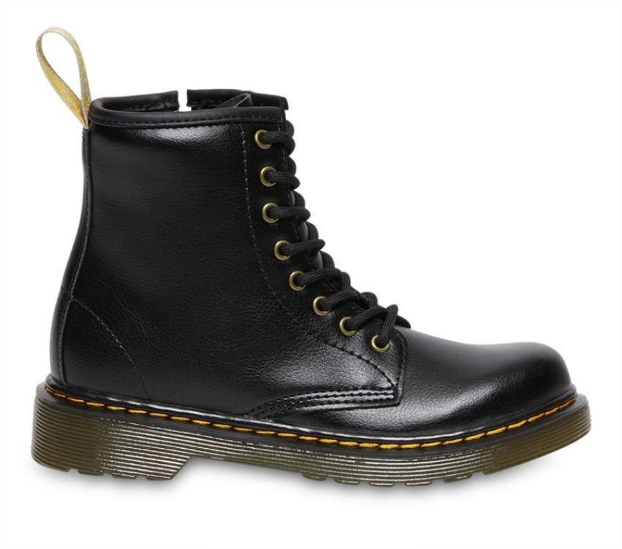 Svart Newbury Tumble Dr.martens Norge Juniors 1460 Vegan