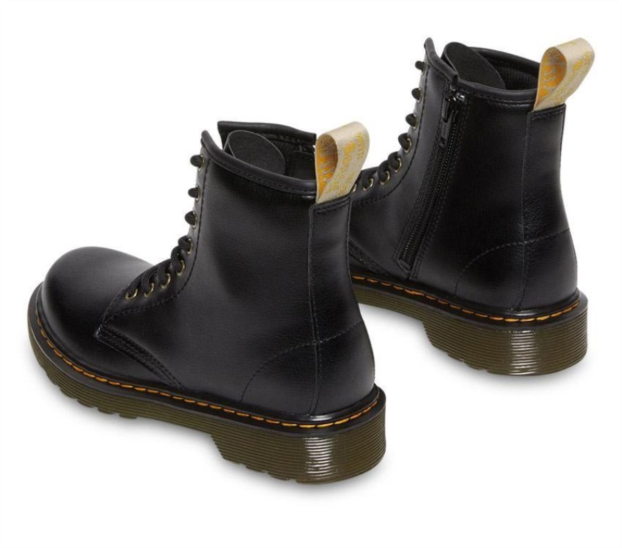 Svart Newbury Tumble Dr.martens Norge Juniors 1460 Vegan