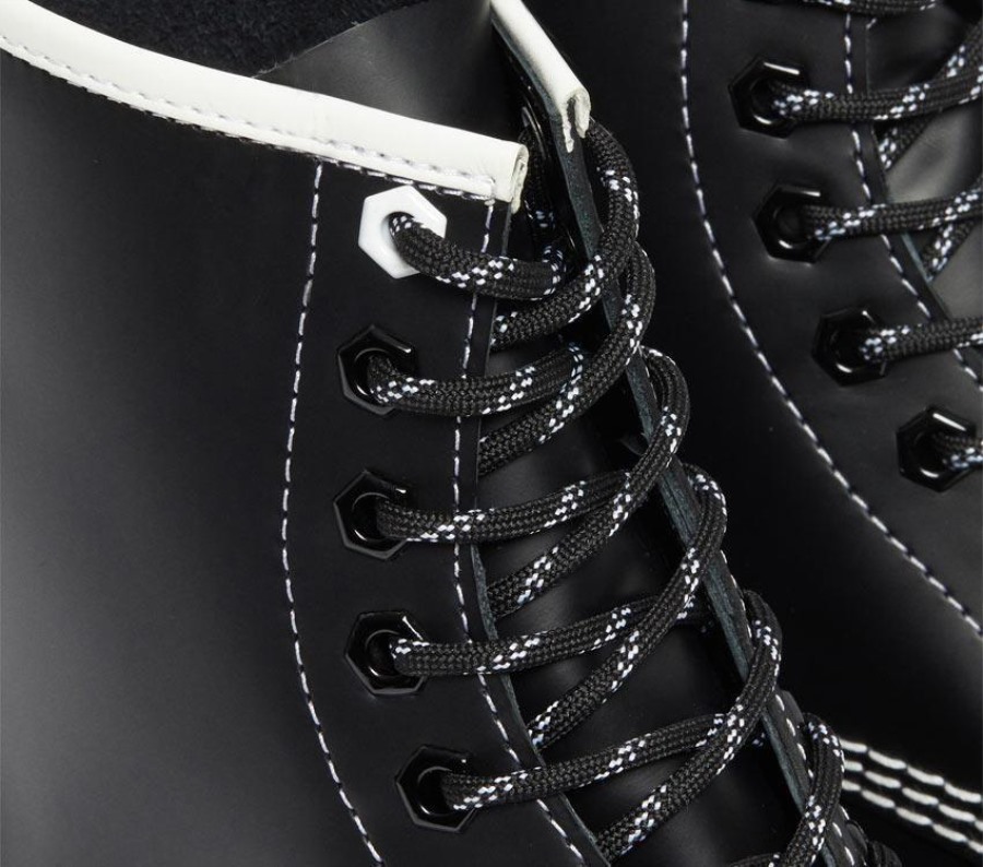 Sort Glatt Dr.martens Norge 1460 Disrupt Glatt