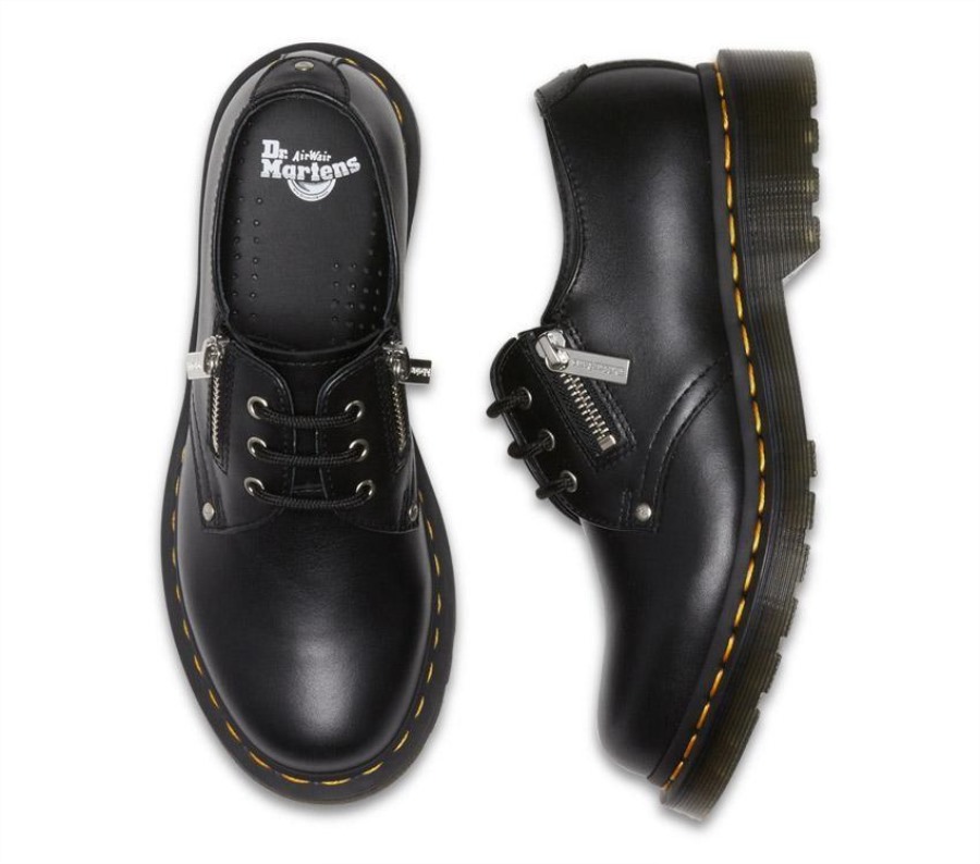Sort Wanama Dr.martens Norge 1461 Twin Zip