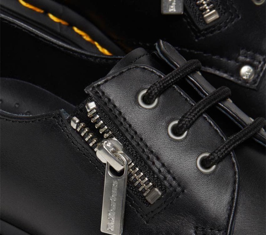 Sort Wanama Dr.martens Norge 1461 Twin Zip