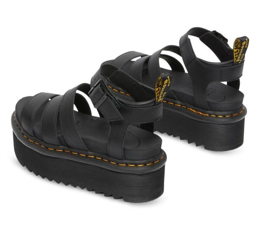 Blaire Quad Hydro Skinnplattform Dr.martens Norge Svart Hydro