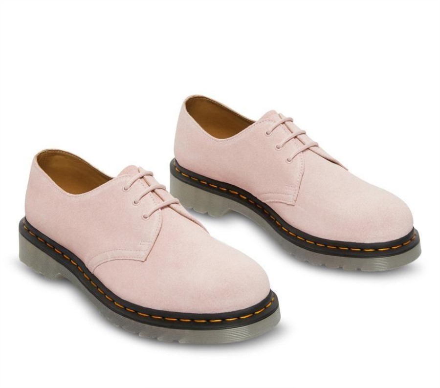 Krittrosa Dr.martens Norge 1461 Iset Semsket Skinnsko