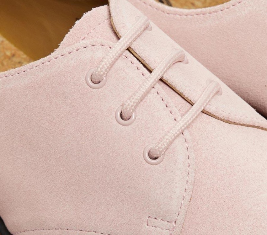 Krittrosa Dr.martens Norge 1461 Iset Semsket Skinnsko