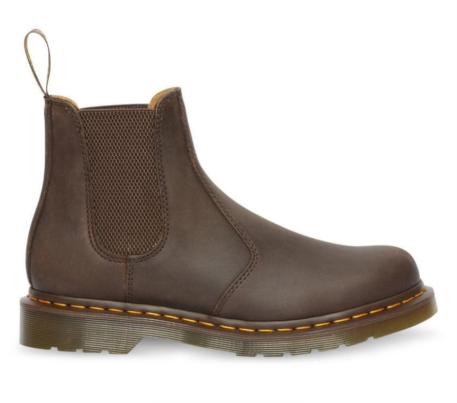 Mørk Brun Crazy Horse Dr.martens Norge 2976 Crazy Horse Chelsea Boot
