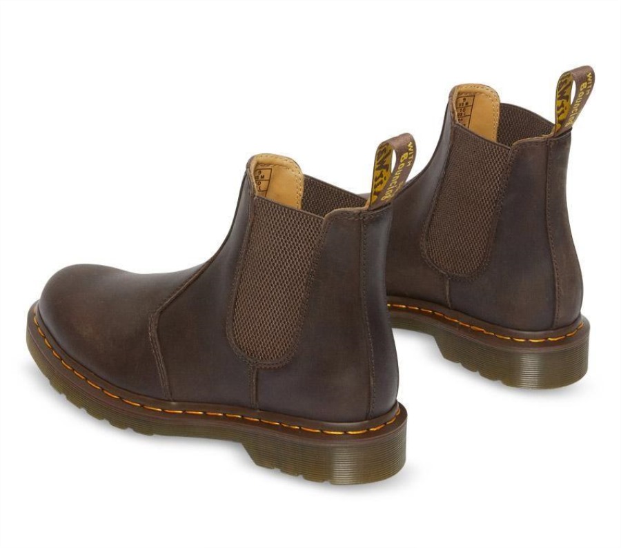 Mørk Brun Crazy Horse Dr.martens Norge 2976 Crazy Horse Chelsea Boot