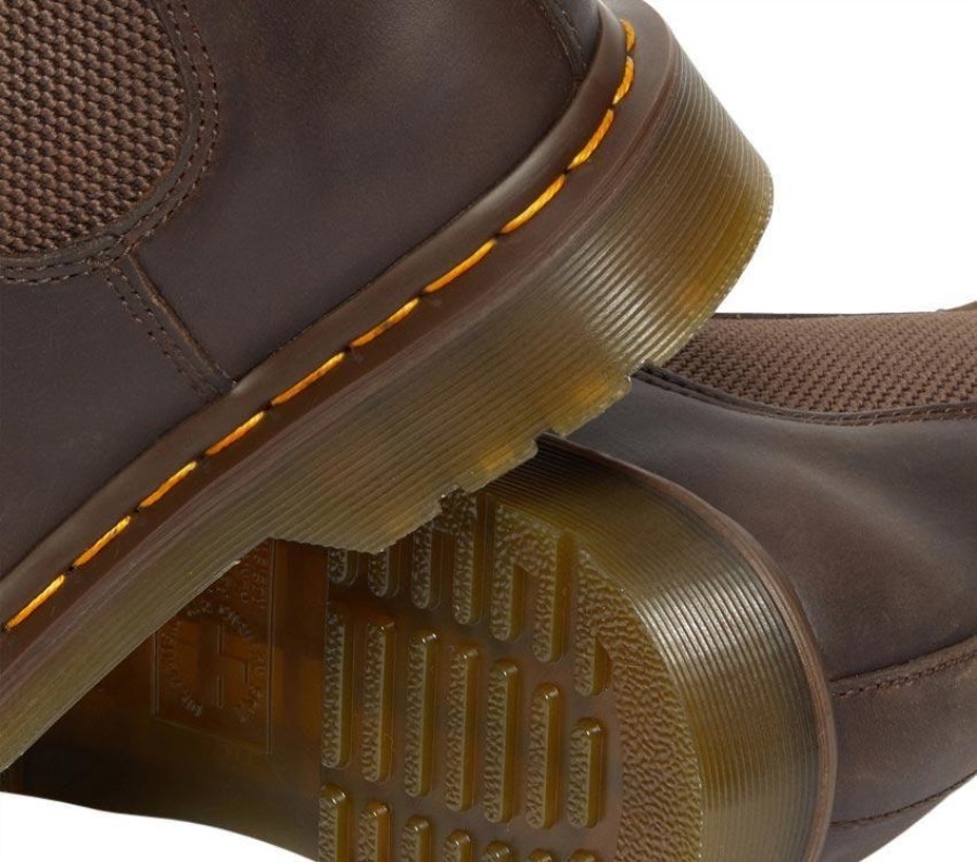 Mørk Brun Crazy Horse Dr.martens Norge 2976 Crazy Horse Chelsea Boot