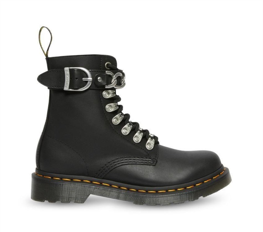 Dr.martens Norge 1460 Pascal Kjede Svart Sendal