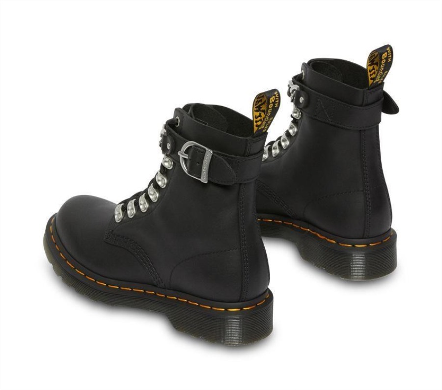 Dr.martens Norge 1460 Pascal Kjede Svart Sendal