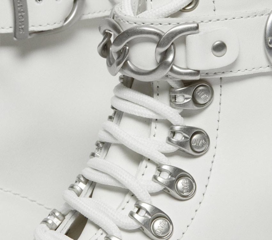 Dr.martens Norge 1460 Pascal Kjede Hvit Sendal